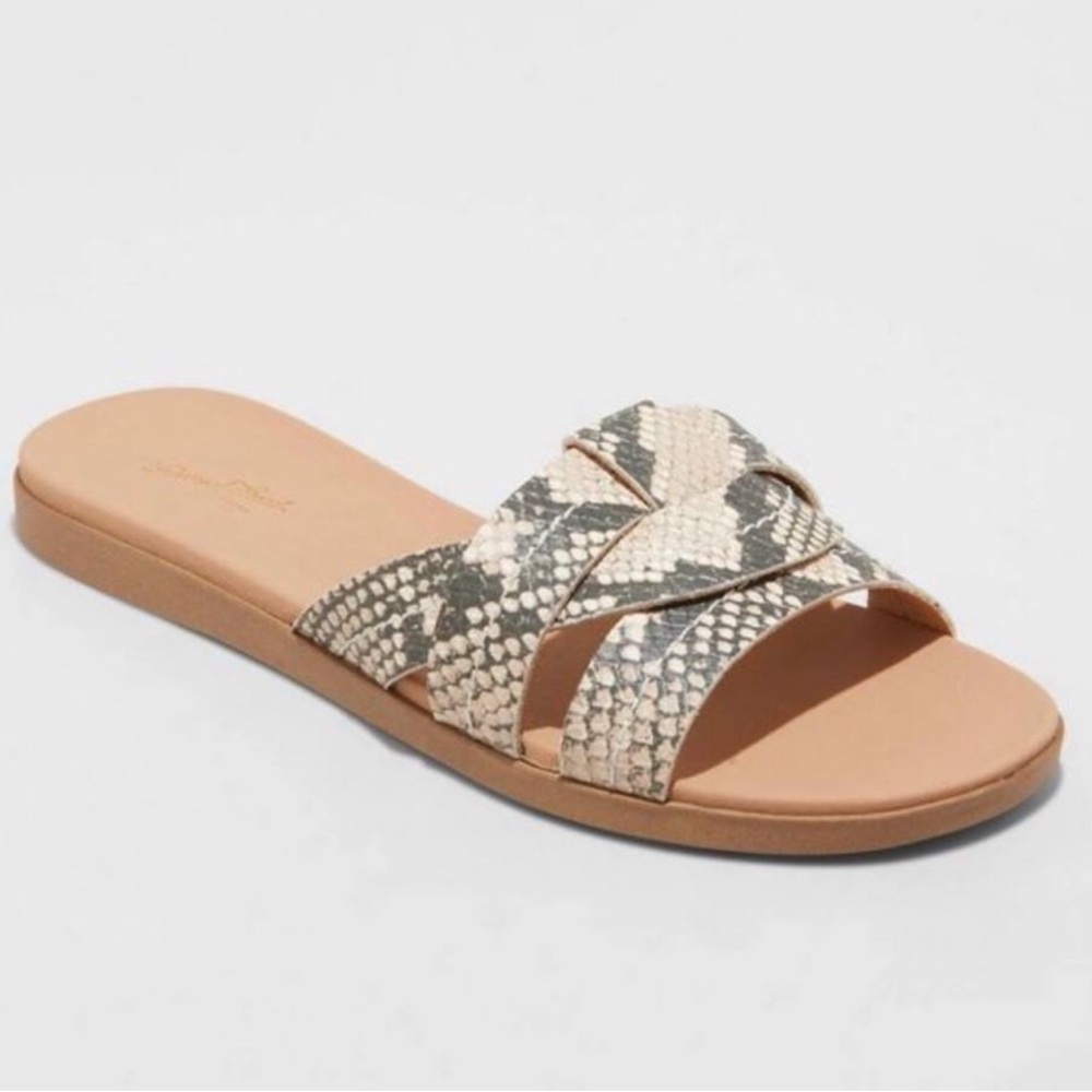 UNIVERSAL THREAD Snake Print Sandals